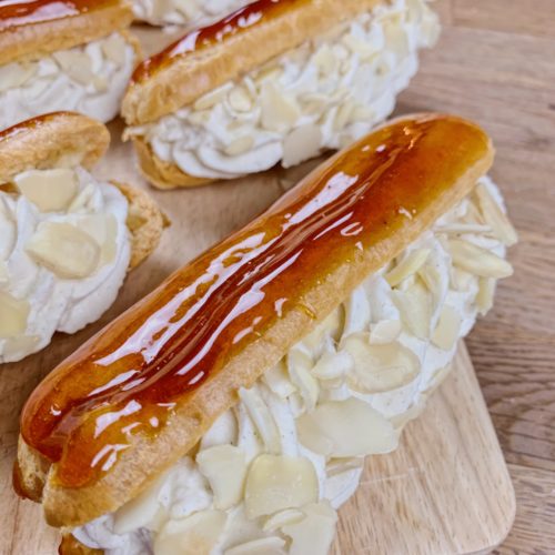 recette-eclairs-chantilly-caramel-cap-patissier-cook-and-record