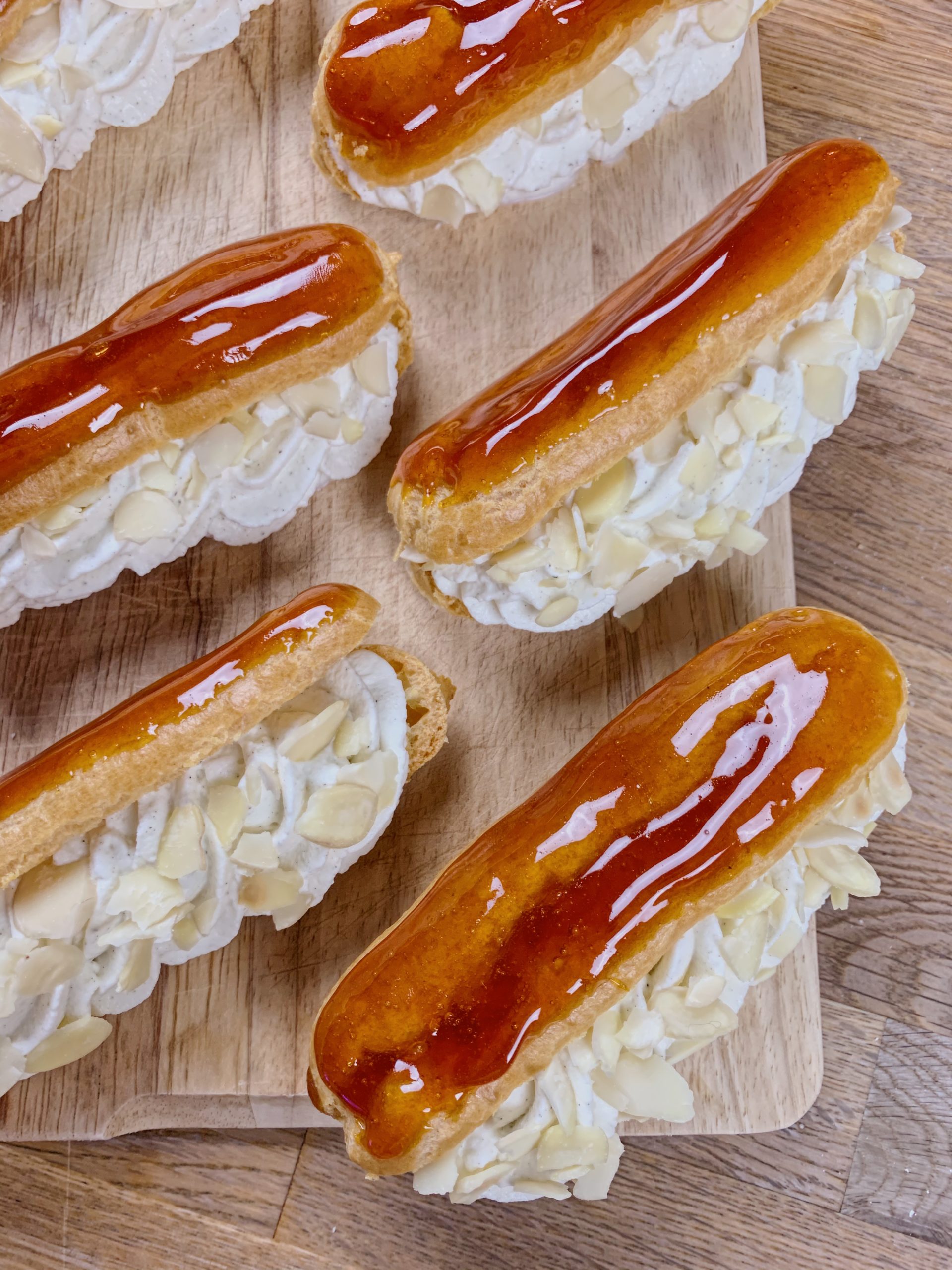 recette-eclairs-chantilly-caramel-cap-patissier-cook-and-record