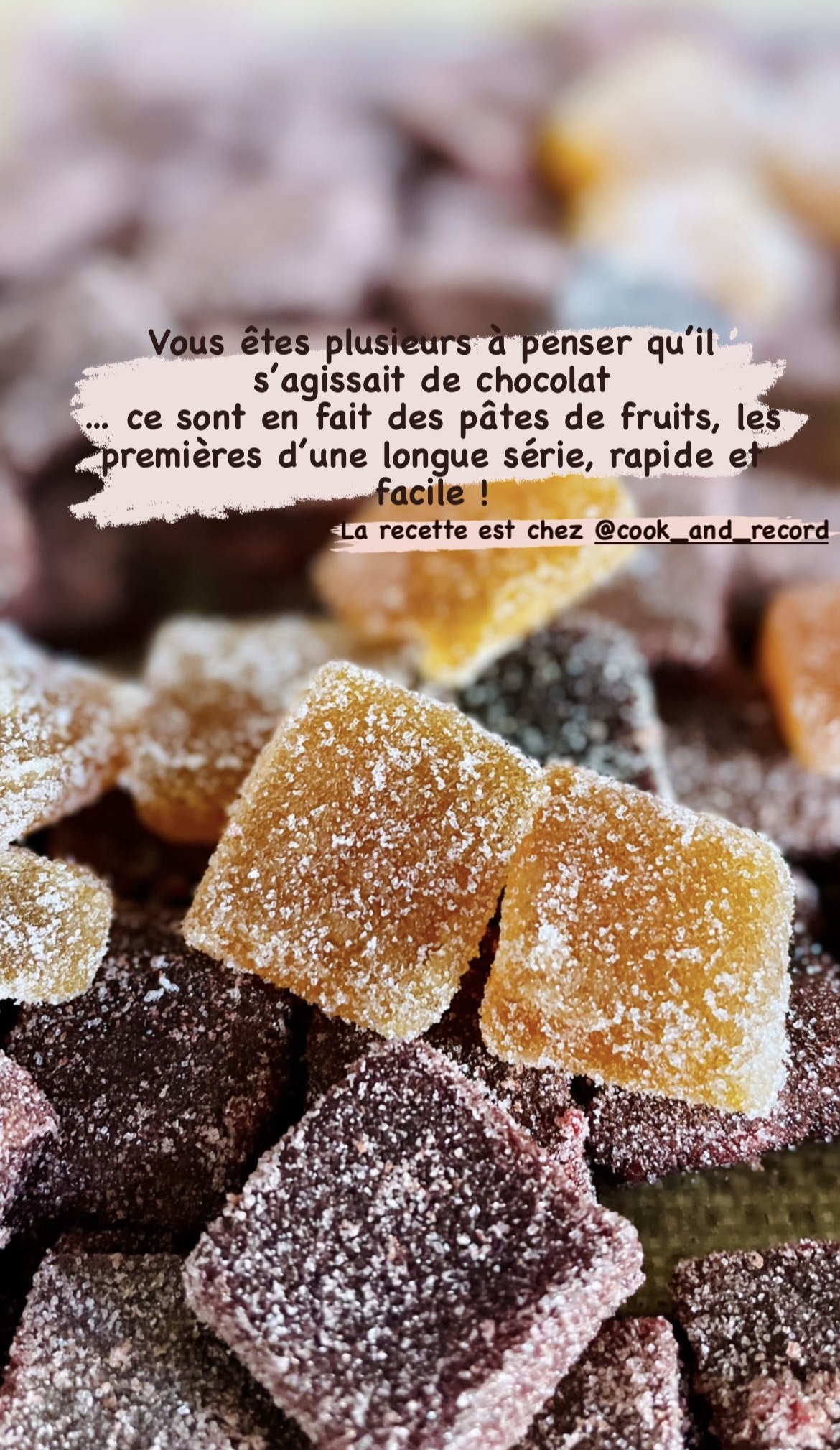 Recette des pâtes de fruits • Cook&Record