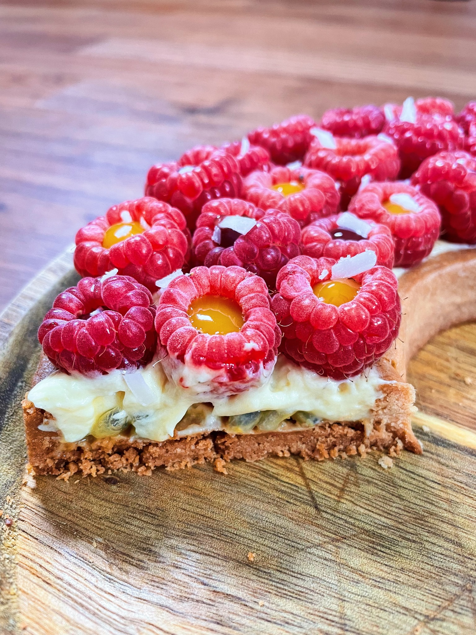 recette-tarte-framboise-passion-cook-and-record