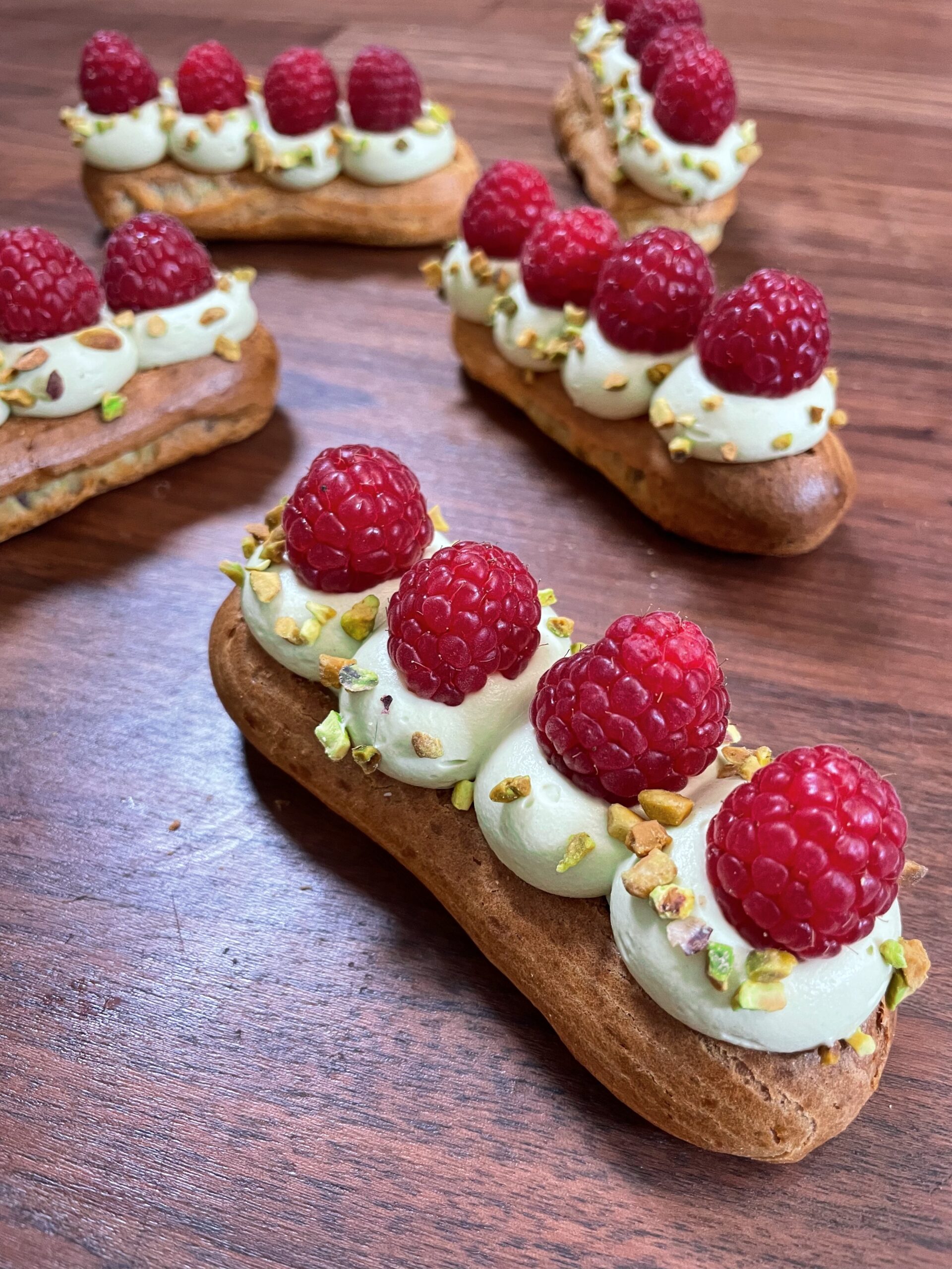 recette-éclairs-framboise-pistache-cook-and-record