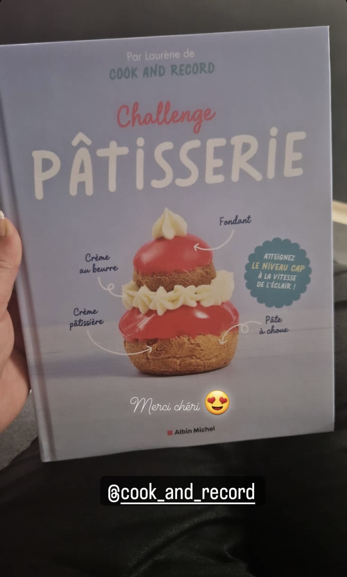 Livre Challenge pâtisserie - Cook&Record