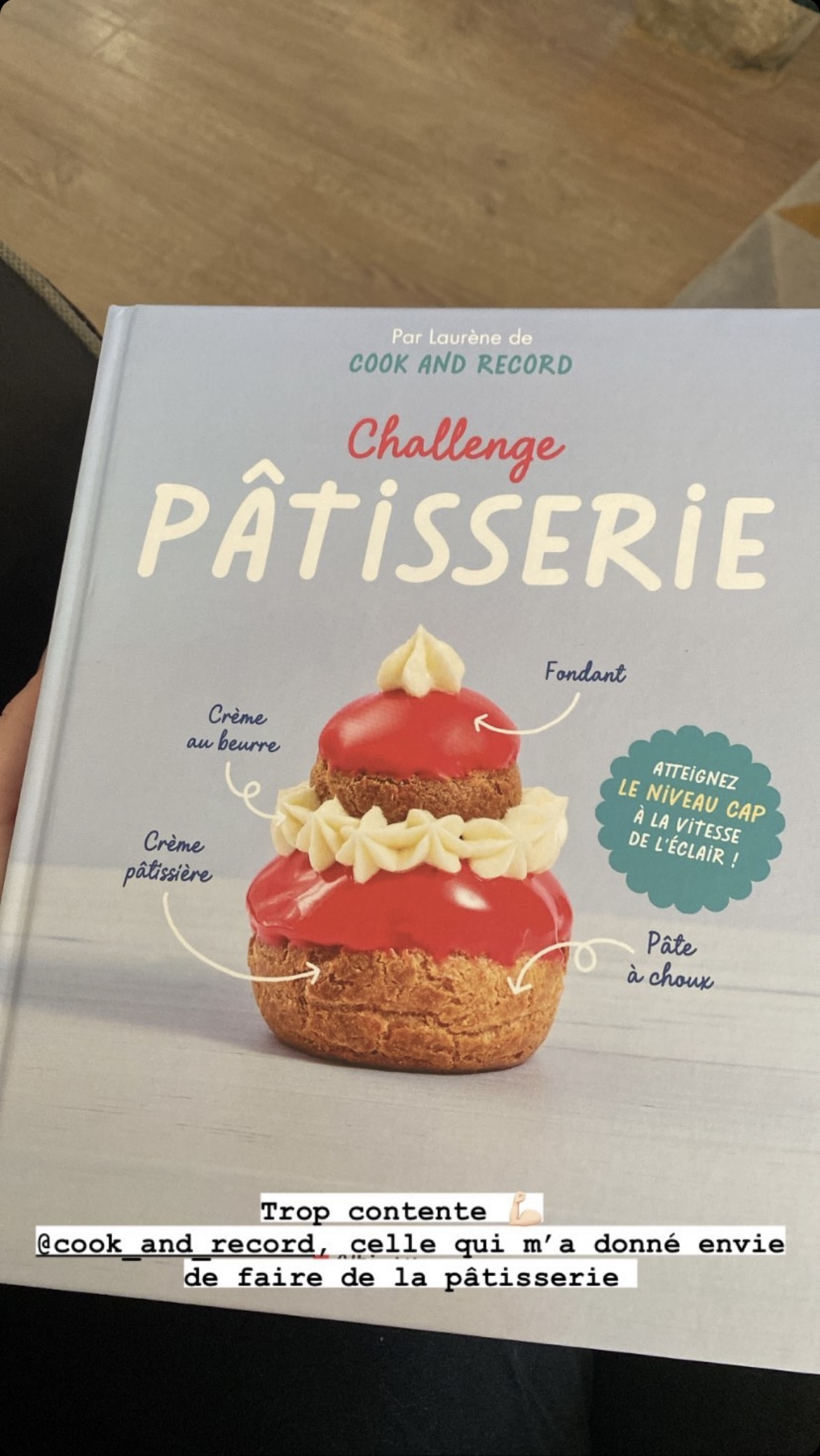 Livre Challenge pâtisserie - Cook&Record