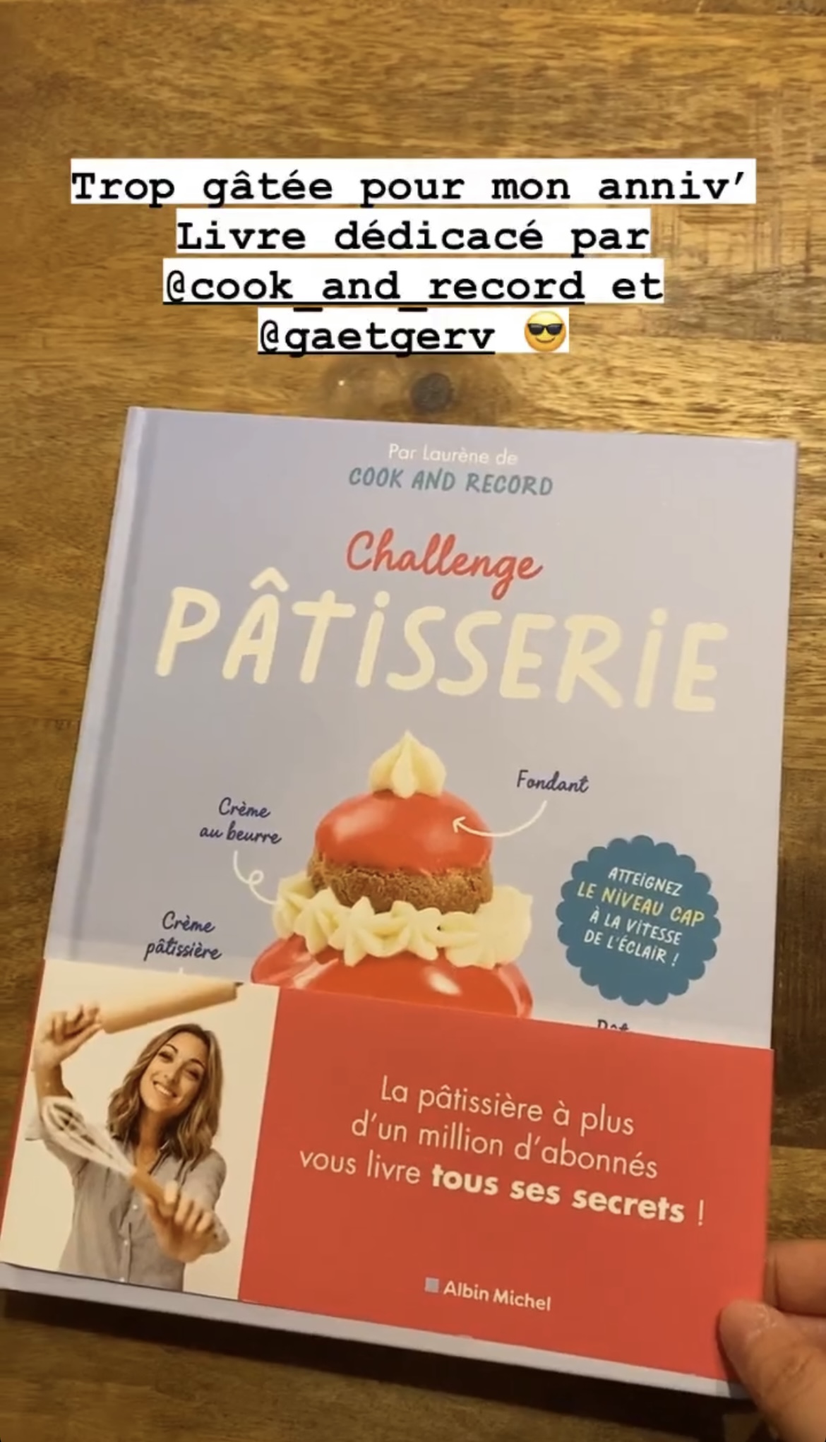 Livre Challenge pâtisserie - Cook&Record