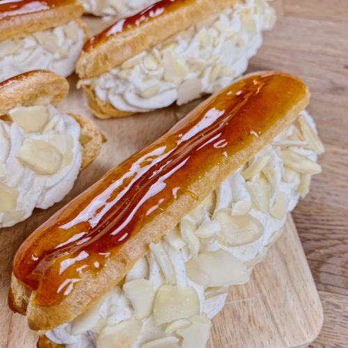 recette-eclairs-chantilly-caramel-cap-patissier-cook-and-record