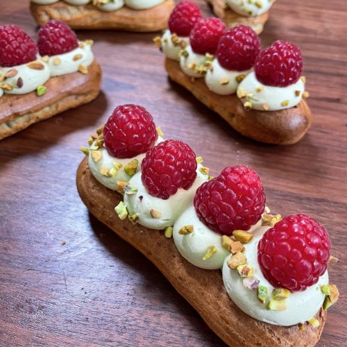 recette-éclairs-framboise-pistache-cook-and-record